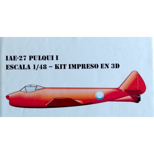 IAe-27 PULQUI 1 1/48 IMPRESO 3D - CON TREN DE ATERRIZAJE