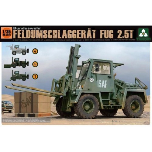 BUNDESWEHR FELDUMSCHLAGGERÄT FUG 2,5T