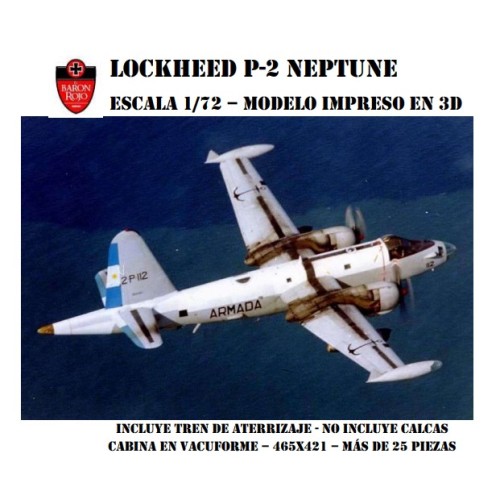 LOCKHEED P-2 NEPTUNE 1/72 3D