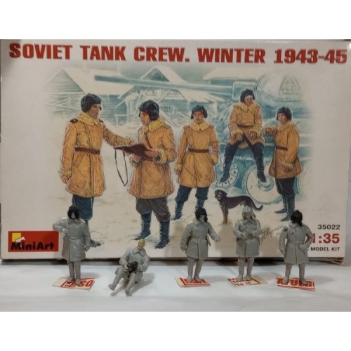 FIGURAS SEMIARMADAS - SOVIET TANK CREW. WINTER 1943-45