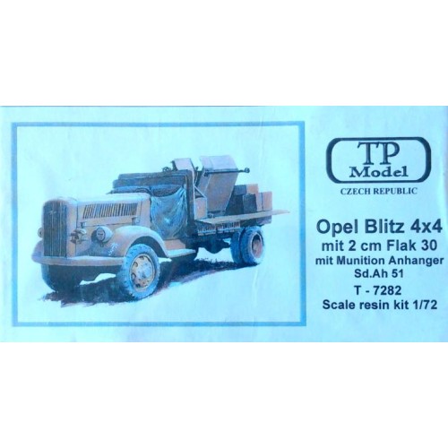 OPEL BLITZ 4x4 mit 2cm FLAK 30