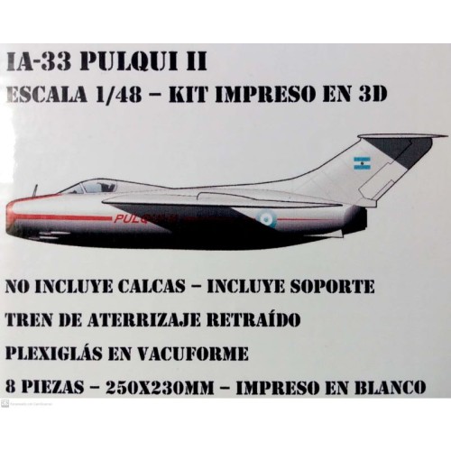IA-33 PULQUI II - 1/48 3D