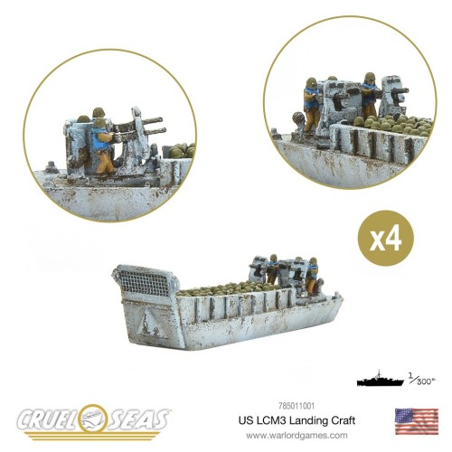 Cruel Seas US LCM3 Landing Craft