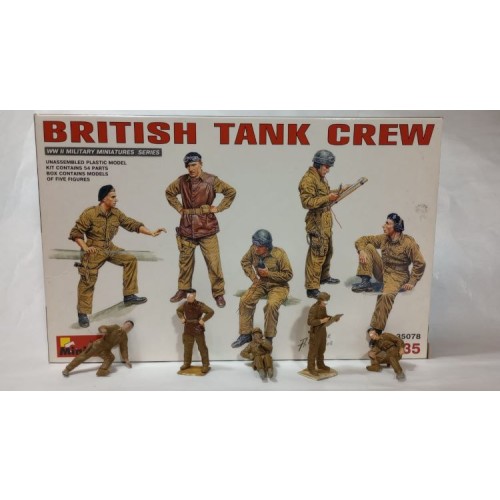 FIGURAS SEMIARMADAS - BRITISH TANK CREW.