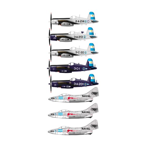 F9F-2B Panther + F4U-5, 5N, 5NL A.R.A.