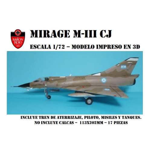 MIRAGE III CJ - 1/72 - 3D