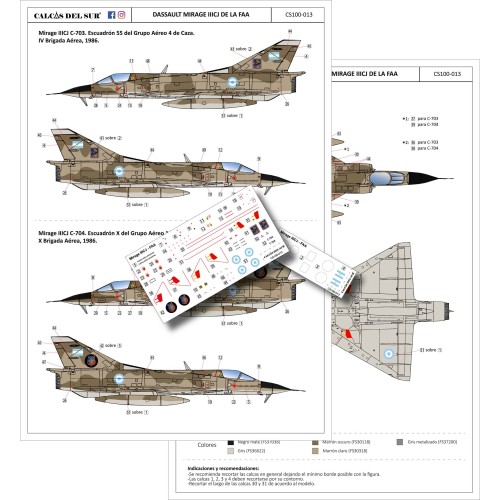 DASSAULT MIRAGE IIICJ DE LA FAA - 1/100