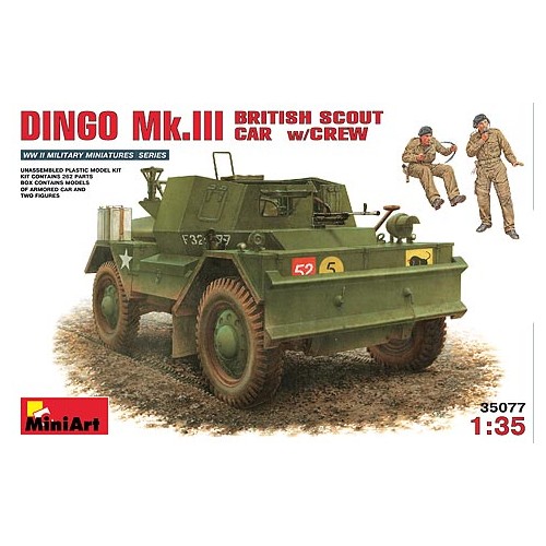 DINGO MK.III BRITISH SCOUT CAR W/CREW