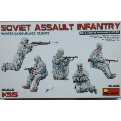 SOVIET ASSAULT INFANTRY - WINTER CAMOUFLAGE CLOAKS