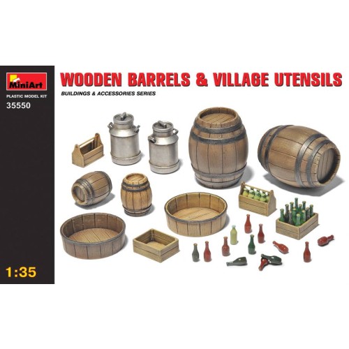 "Wooden Barrels & Village Utensils "