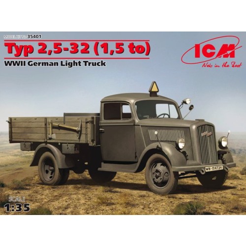 TYP 2,5 - 32 (1,5 TO) WWII GERMAN LIGHT TRUCK