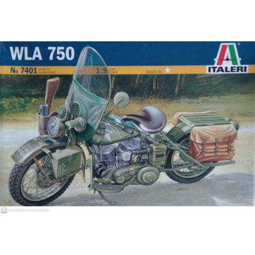 HARLEY DAVIDSON WLA 750 - ESCALA 1/9