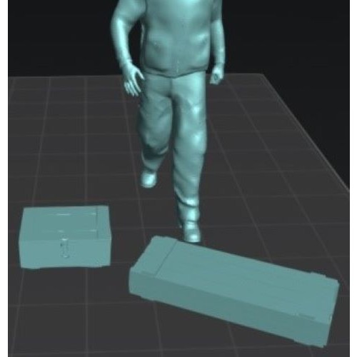 Cajas de munición WWII de madera (x2)