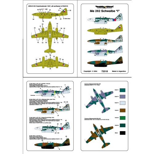 Me 262 Schwalbe “1”                      