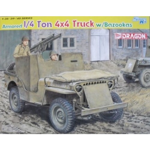 ARMORED 1/4 TON 4x4 TRUCK W/BAZOOKAS