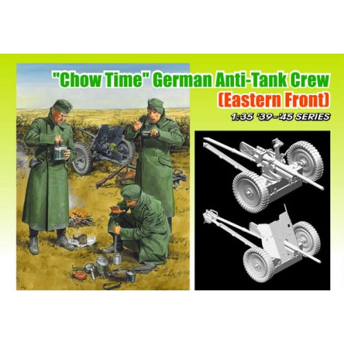 "CHOW TIME" GERMAN ANTI-TANK CREW w/3.7cm Pak36/37 (EASTERN FRONT)