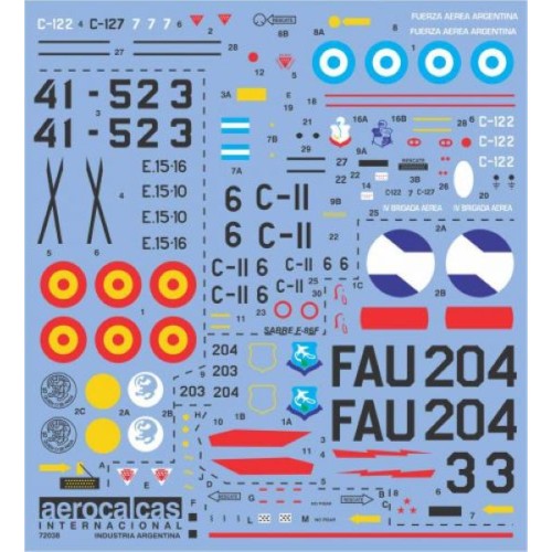 Sabre F-86 F40 *** Loockheed T-33 Espana y Uruguay (72038)