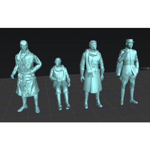 Pilotos Primera Guerra Mundial - Set 3 - 1/48