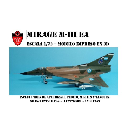 MIRAGE III EA - 3D - 72 CON TREN