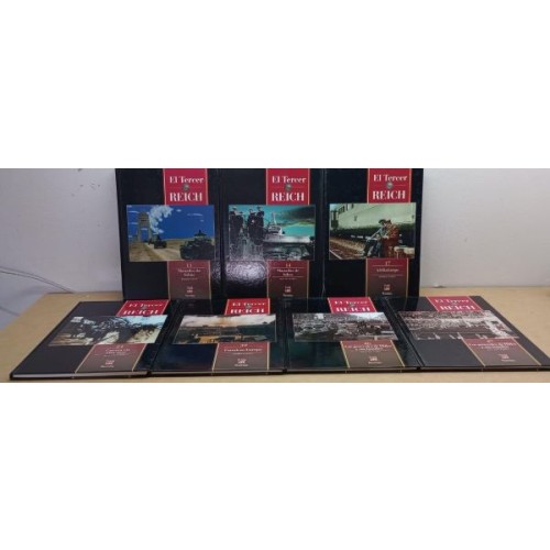 LOTE DE 7 TOMOS COLECCIÓN "EL TERCER REICH"