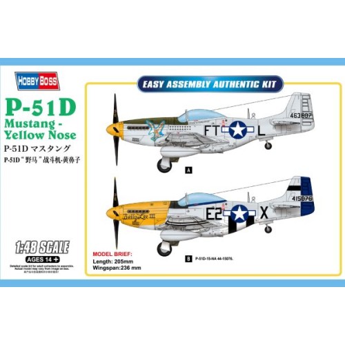 P-51D MUSTANG YELLOW NOSE
