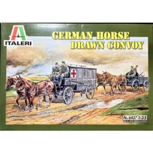 GERMAN HORSE DRAWN CONVOY