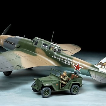 1/48 IL-2 & jeep GAZ-67B