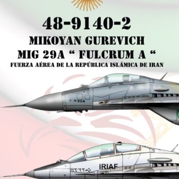 MIKOYAN GUREVICH MIG 29 FULCRUM A - FUERZA AÉREA DE LA REPÚBLICA ISLÁMICA DE IRÁN