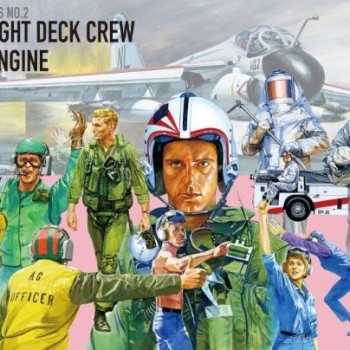 U.S.NAVY FLIGHT DECK CREW & FIRE ENGINE (sin caja)