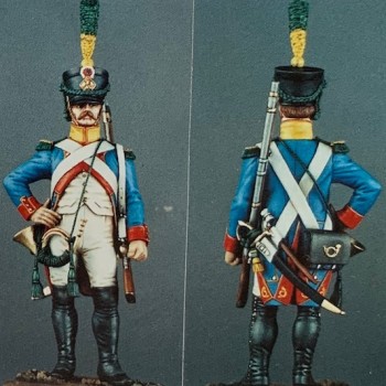 CORNETA DE VOLTIGEURS 3º REGIMIENTO 1809