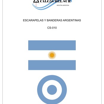 Escarapelas y banderas argentinas