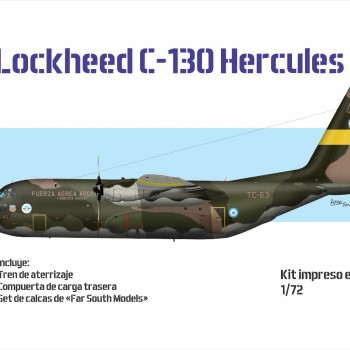 C-130 HERCULES 1/72 IMPRESO 3D