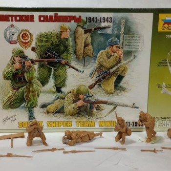 FIGURAS SEMIARMADAS - SOVIET SNIPER TEAM WWII 1941-1943