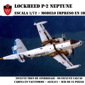 LOCKHEED P-2 NEPTUNE 1/72 3D