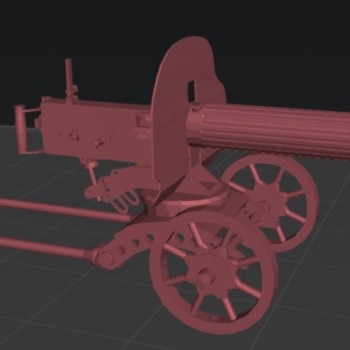 Ametralladora Maxim (x3)