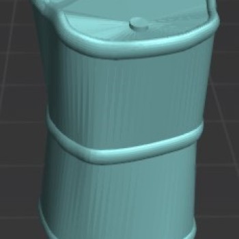 Tambor de 200 litros dañado (x1)