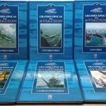 LOTE 6 TOMOS "GRANDES ÉPOCAS DE LA AVIACIÓN"
