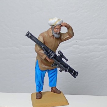 Combatiente Mujaidin con Stinger