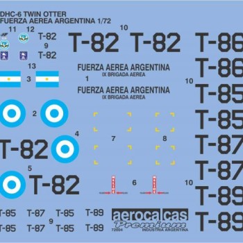 DHC-6 TWIN OTTER FUERZA AEREA ARGENTINA (72004)
