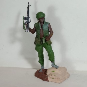 SOLDADO AMERICANO EN VIETNAM - 2º mano - Semiarmado sin terminar