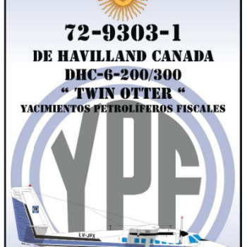 DE HAVILLAND CANADA DHC-6-200/300 "TWIN OTTER" - YPF