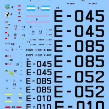 BEECHCRAFT T-34 MENTOR FUERZA AEREA ARGENTINA 1/48 (48018)