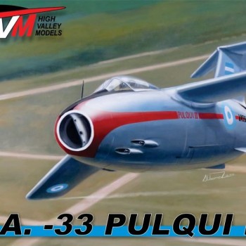 I.A.-33 PULQUI II - IMPRESO 3D EN RESINA - 1/48