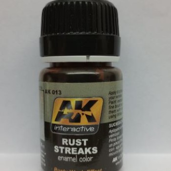 RUST STREAKS -ENAMEL COLOR