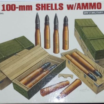 Soviet 100mm  Shells w/ Ammo Boxes