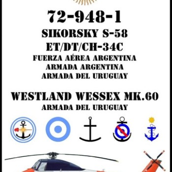 SIKORSKY S-58 ET/DT/CH-34C WESTLAND WESSEX ARGENTINA/URUGUAY