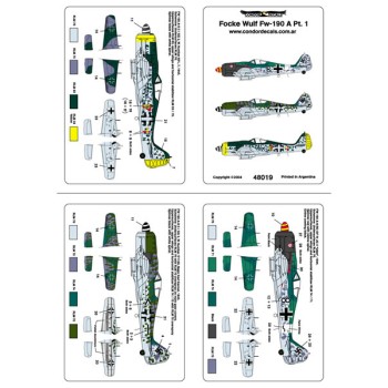 FOCKE WULF FW-190 A PT.1