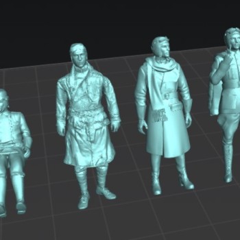 Pilotos Primera Guerra Mundial - Set 1 - 1/32