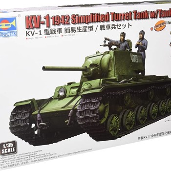 KV-1 1942  SIMPLIFIED TURRET TANK W/TANK CREW