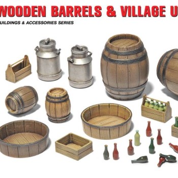 "Wooden Barrels & Village Utensils "